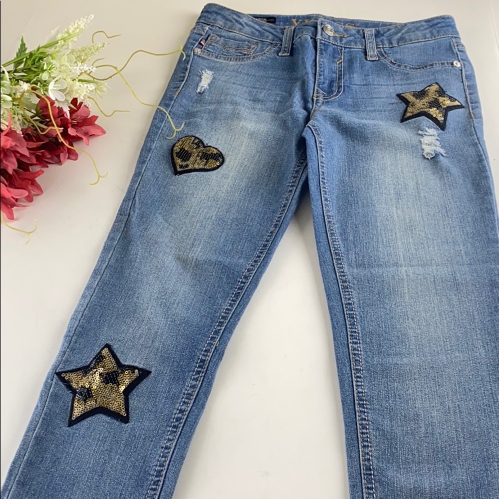 Vigoss Girl Straight Leg Stretch Jeans Size 14